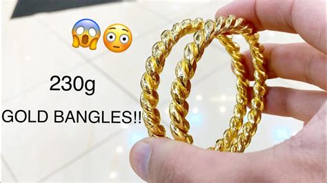 I Make Solid 24k Pure Gold Bangles Gold Jewelry Making How Its