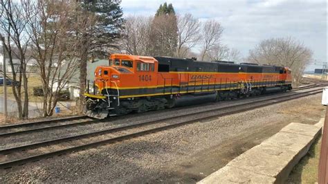 3162022 Bnsf 1409 Bnsf 1404 Tri Clops Rochelleil Trainswithandy