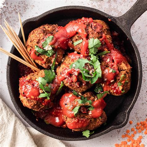 Vegan Lentil Meatballs For The Utter Love Of Food