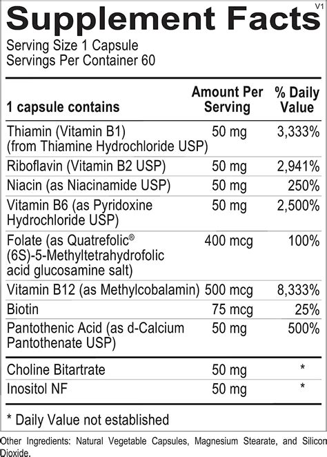 Buy Ortho Molecular Methyl B Complex 60 Capsules Online At Lowest Price In Ubuy Nepal