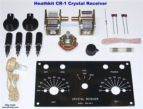 Vintage Heathkit Cr Crystal Receiver Kit Rf Cafe Cool Product