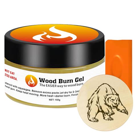 Amazon Oz Wood Burn Paste Wood Log Burning Paste With Spatula