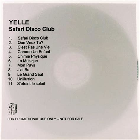 Yelle – Safari Disco Club (2011, Plastic Sleeve, CDr) - Discogs