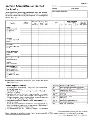 Vaccine Form Printable Fill Out And Sign Printable PDF Template SignNow