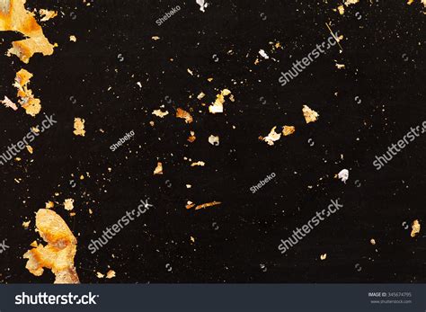 Gold Flakes In Black Background Images Stock Photos And Vectors