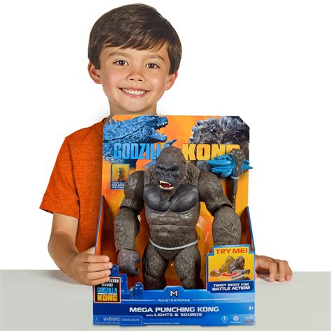 Godzilla Vs Kong Mega Kong Figure With Lights Sounds Buy Online