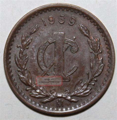 Mexican Centavo Coin Km Mexico One