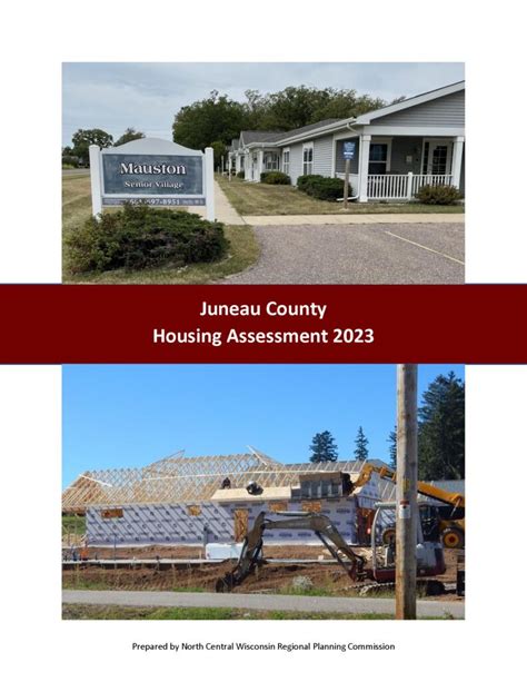 juneau county housing assessment  north central wisconsin