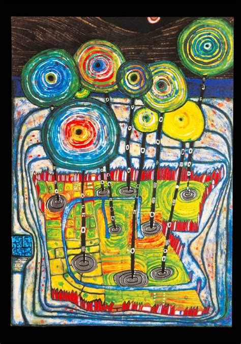 Hundertwasser Idee Farbe Kunst