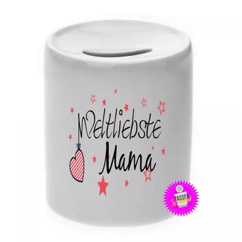 Weltliebste Mama Spardose Mit Spruch Spr Che Geld Geschenk