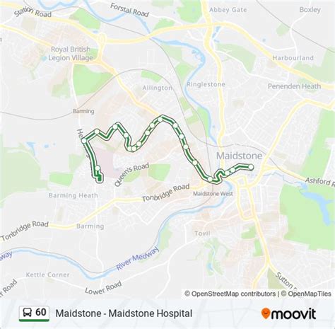 60 Route Schedules Stops And Maps Maidstone Updated