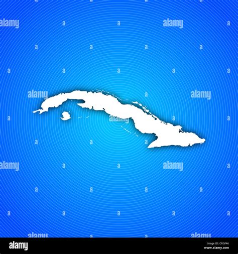 Silueta Mapa De Cuba Blanco Y Negro Fotograf As E Im Genes De Alta