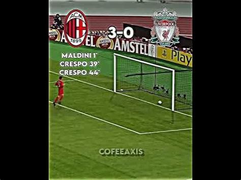 Ac Milan Vs Liverpool Ucl Final The Miracle Of Istanbul Maldini