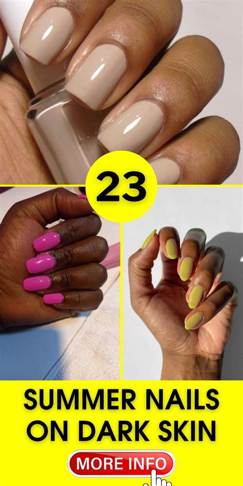 Polish For Summer Nails On Dark Skin Discover The Best Colors And