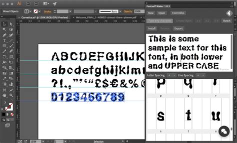 Create Fonts In Illustrator Cc With Fontself Creativepro Network