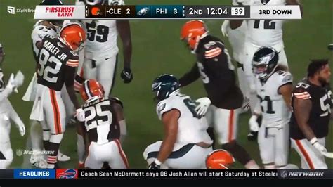 Philadelphia Eagles Vs Cleveland Browns Full Highlights 2nd QTR