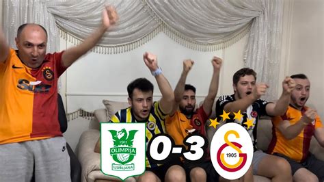 Olimpija Ljubljana Galatasaray Ma Tepki Videosu Fenerbah Eli Ve