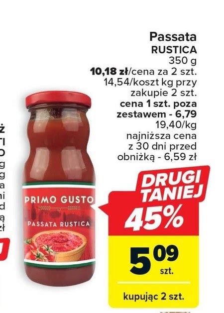 Passata Rustica Taniej Promocja Carrefour Ding Pl