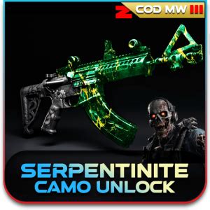 COD MW3 Serpentinite Camo Boosting For PC PS Xbox