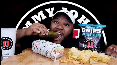 JIMMY JOHN S GIANT 16 GARGANTUAN UNWICH MUKBANG BIG BITES