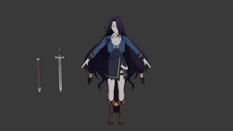 Aurora Claire Body Fbx The Eminence In Shadow Rpg By Strifffe On Deviantart