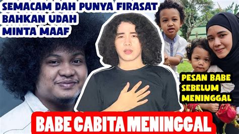 Netizen Indonesia Berduka Babe Cabita Meninggal Dunia Sempat Divonis