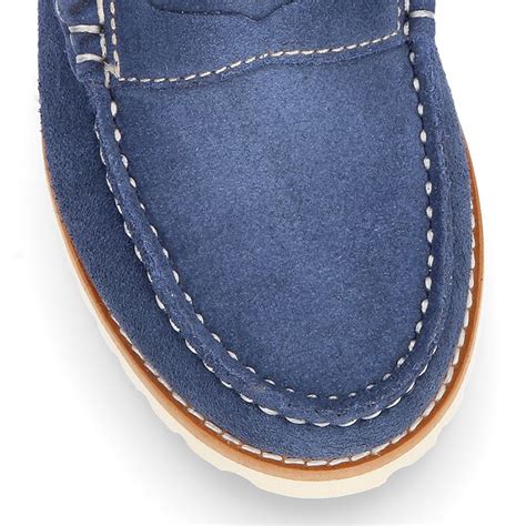 Classic Kids Suede Leather Moccasin Shoes With Detail Mask And Spring