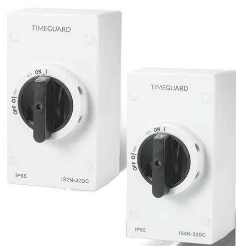 Timeguard Is N Dc Dc Rotary Isolator Switch Instruction Manual