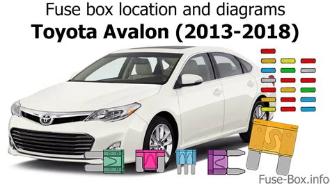 Fuse Box Diagram For A 2002 Toyota Avalon 2013 Toyota Avalon