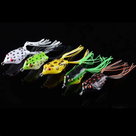 Pcs Bag G Fu Fishing Frog Lures Frog Bait Soft Fishings Lure Set