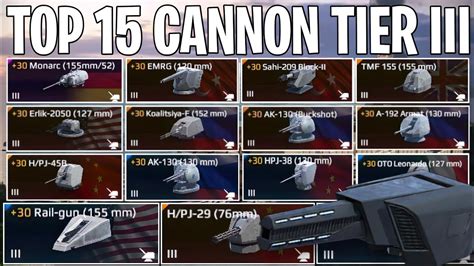 Top Cannon With Highest Damage Modern Warships Youtube