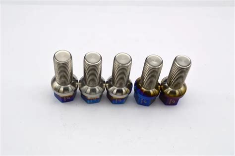 Gr5 Titanium Wheel Bolt M14 1 25 1 5 28mm Buy Gr5 Titanium Wheel