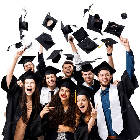College Students Celebrating Their Graduation, Happy, Graduation