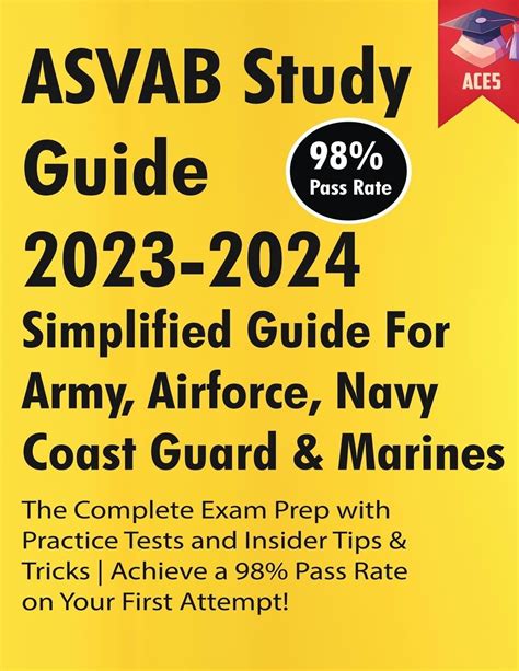 Asvab Study Guide Simplified Guide For Army Airforce Navy