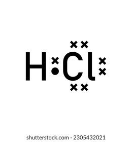 Lewis Electron Dot Structure Molecule Hydrogen Stock Vector (Royalty ...