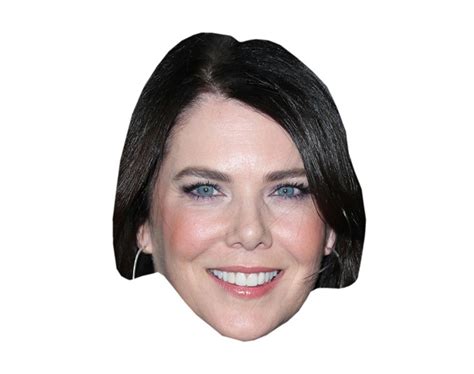 Lauren Graham VIP Celebrity Cardboard Cutout Face Mask