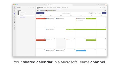 Shared Calendar für Microsoft Teams Cherryware