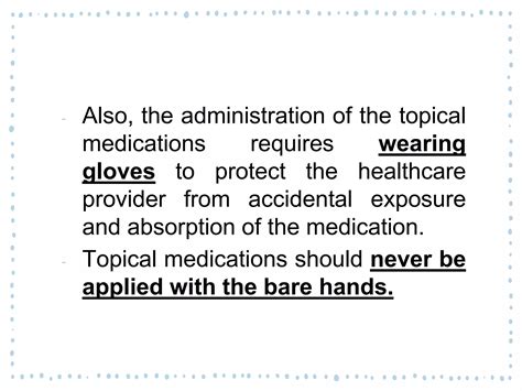 Topical medications administration | PPTX