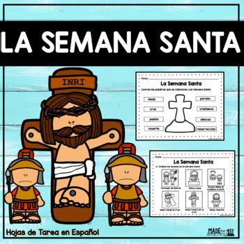 La Semana Santa Spanish Worksheets By Made For Teaching 1st TpT