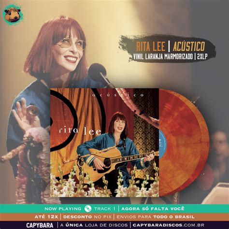 Lp Vinil Rita Lee Ac Stico Vinil Laranja Marmorizado Xlp