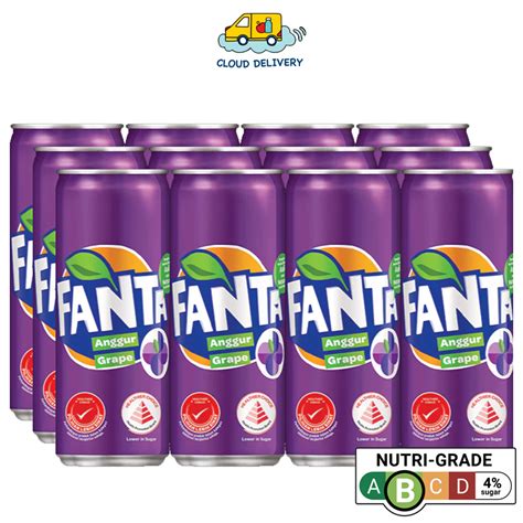 Fanta Grape Can Drink 12 X 320ml Shopee Singapore