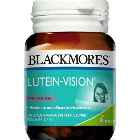 Jual Blackmores Lutein Vision 60 Kapsul Menjaga Kesehatan Retina Mata