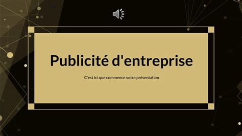 Mod Le Pr Sentation Style D Entreprise Propagande D Entreprise R Gles