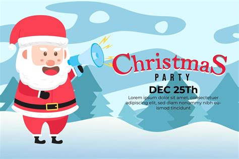 Christmas Party Background with Santa claus 1637309 Vector Art at Vecteezy