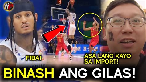 Binash Ng Chinese Fan Ang Gilas Hindi Daw Tayo Mananalo Sa China Ng