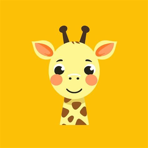 Premium Vector Cute Kawaii Giraffe Chibi Mascot Vector Cartoon Style