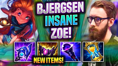 BJERGSEN INSANE ZOE WITH NEW ITEMS TL Bjergsen Plays Zoe MID Vs