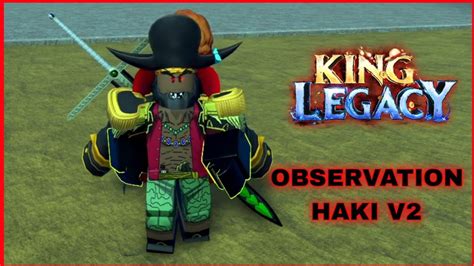 How To Get Kenbunshoku Haki V Observation Haki In King Legacy