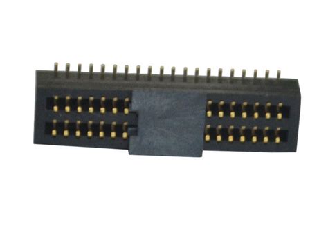 Female Circuit Board Pin Connectors 0 8mm Pitch 40 Pin Smt Lcp Material