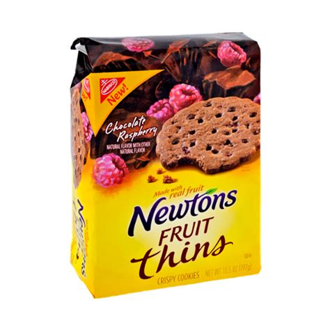 Nabisco Newtons Raspberry Chocolate Fruit Thins Crispy Cookies Reviews 2022